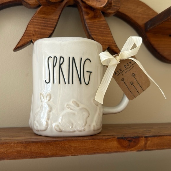 Rae Dunn White Spring‎ Mug - Picture 1 of 1